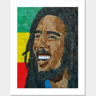 Reggae King Mosaic Posters and Art